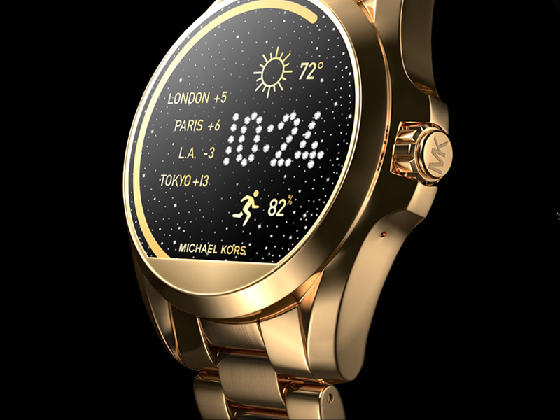 hoofd pistool overal Fashion Brand Michael Kors Launches Android Wear Smartwatch Collection - My  ZOL
